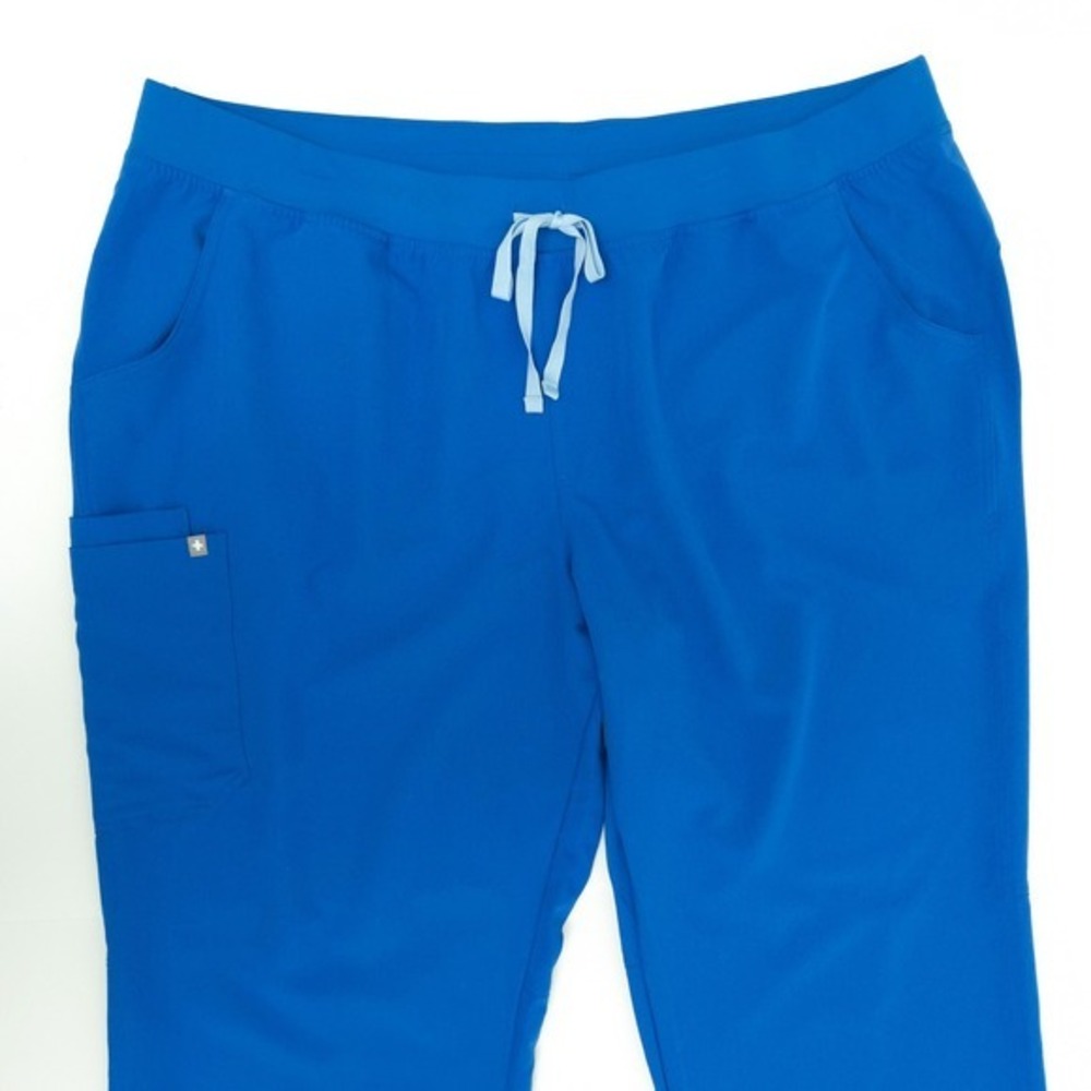 Figs Royal Blue Kade Cargo Scrub Pants-‎ Plus Size Tall 5XLT - Picture 6 of 9